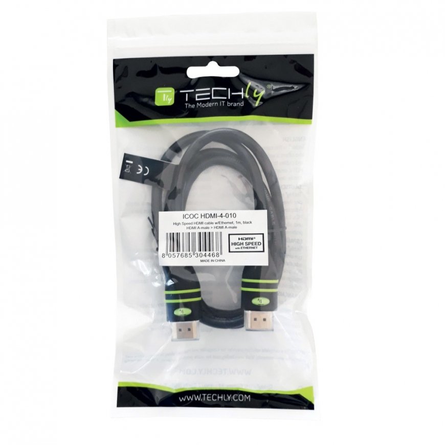 Techly 5.0m HDMI-A M/M HDMI-kaabel 5 m HDMI tüüp A (Standard) Must – 2