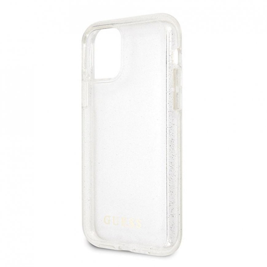 Guess GUHCN58PCGLSI iPhone 11 Pro sidabrinis/sidabrinis hard case Glitter – 4