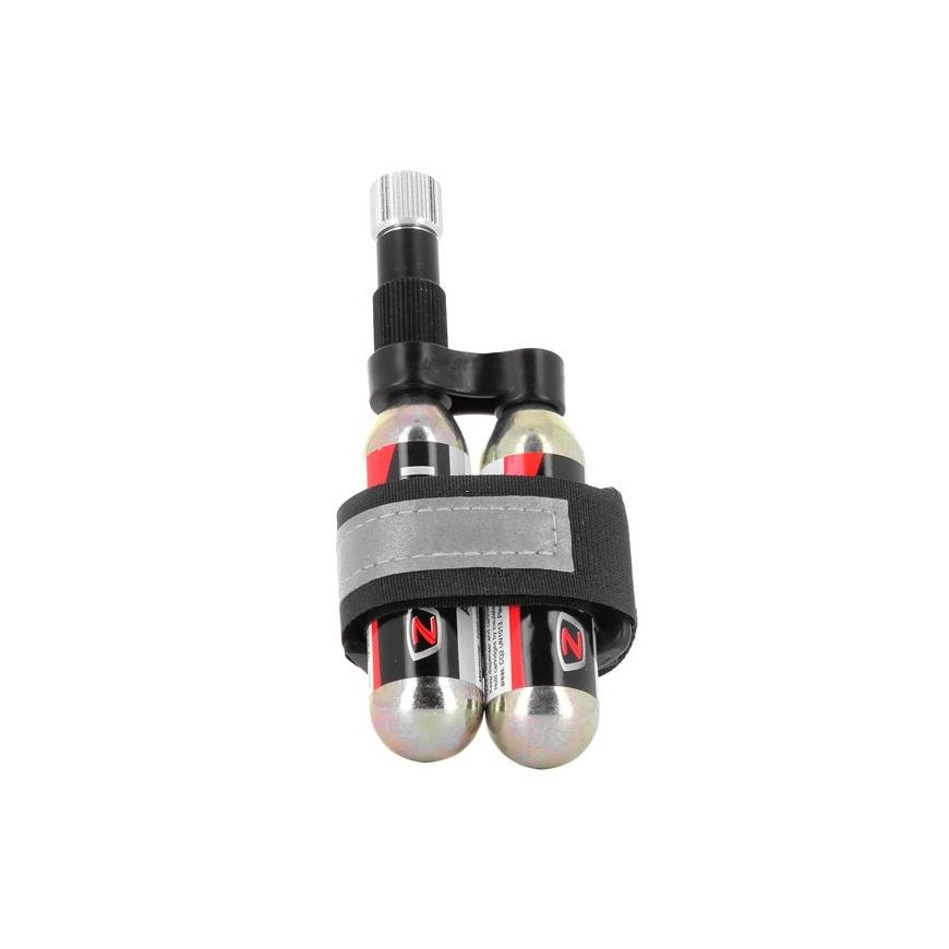 ZEFAL CO2 inflation head holder + regulator + 2 pcs. 16G heads – 2