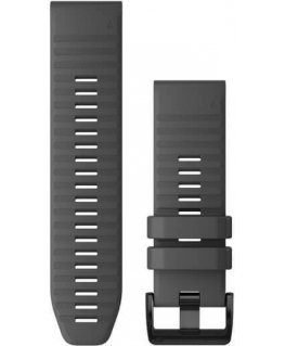 Garmin QuickFit 26 -silikoniranneke, tummanharmaa