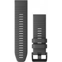 Garmin QuickFit 26 Silicone Wristband, Dark Gray