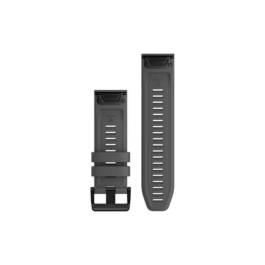 Garmin QuickFit 26 Silicone Wristband, Dark Gray – 2