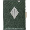 Exentri leather wallet, green
