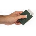 Exentri leather wallet, green