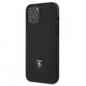 Ferrari FEOGOHCP12LBK iPhone 12 Pro Max 6.7" black/black hard case, perforated