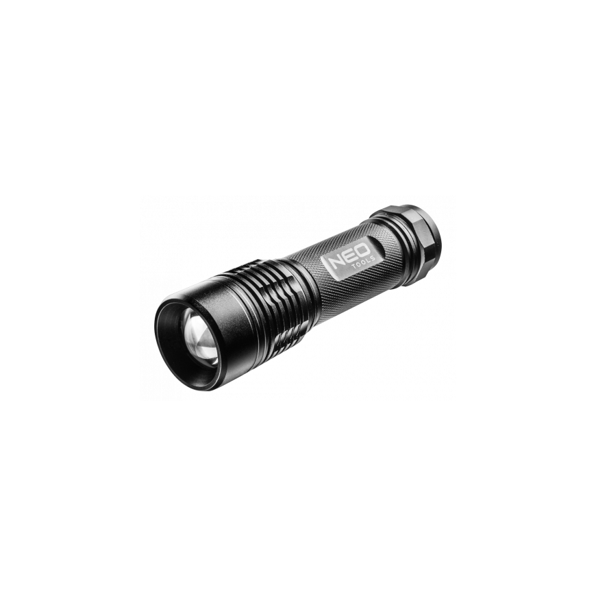 NEO Aluminum flashlight 200 lumens, zoom