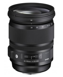Sigma 24-105mm F4 DG OS HSM SLR Стандартный объектив Черный