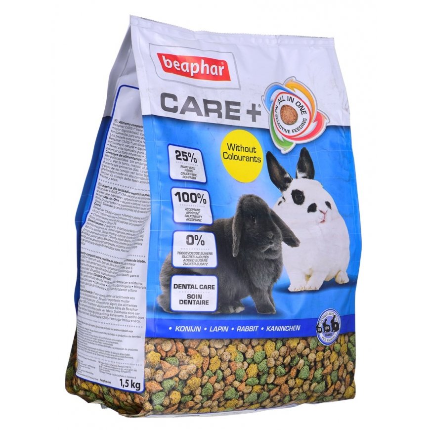 Beaphar Care+ Küülikutoit küülikutele - 1,5 kg