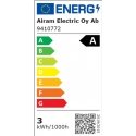 Airam LED G95 -lamppu, E27, 3000K, 470lm, kirkaskupuinen Airam LED G95 -lamppu, E27, 3000K, 470lm, kirkaskupuinen