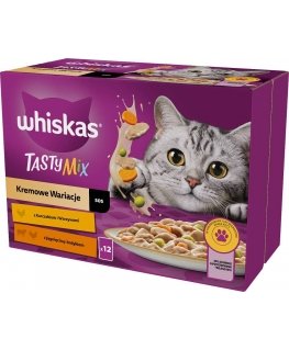 WHISKAS Tasty Mix - kassi märgtoit - 12x85g