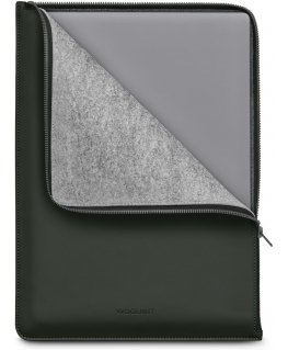 Woolnut Coated Folio protective case 16" MacBook Pro, green