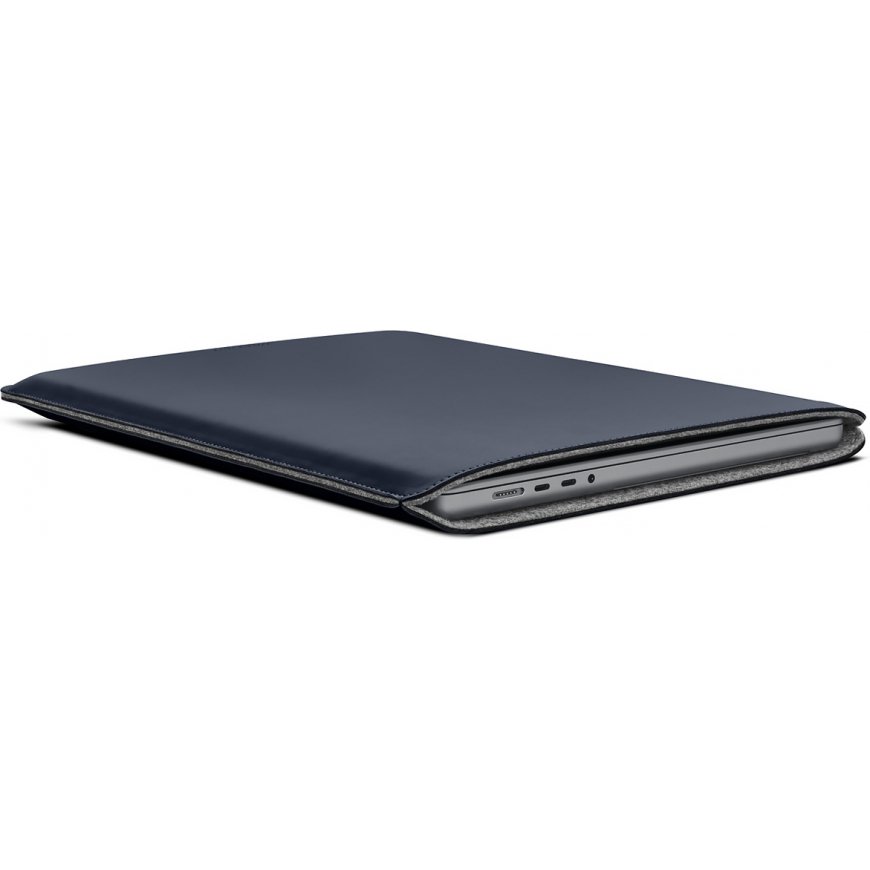 Woolnut Coated Sleeve -suojatasku 16" MacBook Pro, sininen – 4