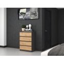 Topeshop M4 ANTRACYT/ARTISAN laatikollinen lipasto