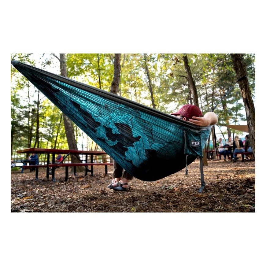 ENO DOUBLENEST Print, Lagoon / Charcoal – 3
