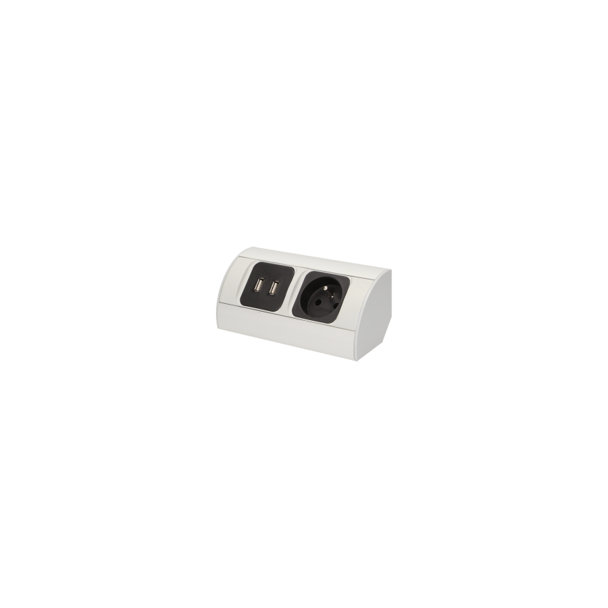Orno Furniture socket 1x2P + Z, 2xUSB, schuko version
