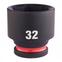 Milwaukee Accessories Šešiakampė smūginė galvutė MILWAUKEE SHW 1/2" 32mm Milwaukee Accessories Šešiakampė smūginė galvutė MILWAUKEE SHW 1/2" 32mm