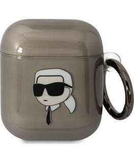 Karl Lagerfeld KLA2HNIKTCK AirPods 1/2 cover black/black Karl's Head