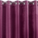 Eurofirany DIVA LINE RIA Minkšto aksomo naktinė užuolaida, 140X250 cm, kilpos / žiedai, spalva: violetinė Eurofirany DIVA LINE RIA Minkšto aksomo naktinė užuolaida, 140X250 cm, kilpos / žiedai, spalva: violetinė