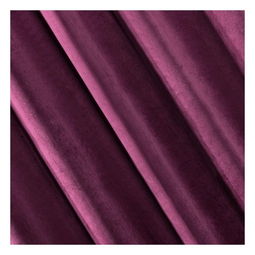 Eurofirany DIVA LINE RIA Minkšto aksomo naktinė užuolaida, 140X250 cm, kilpos / žiedai, spalva: violetinė – 4