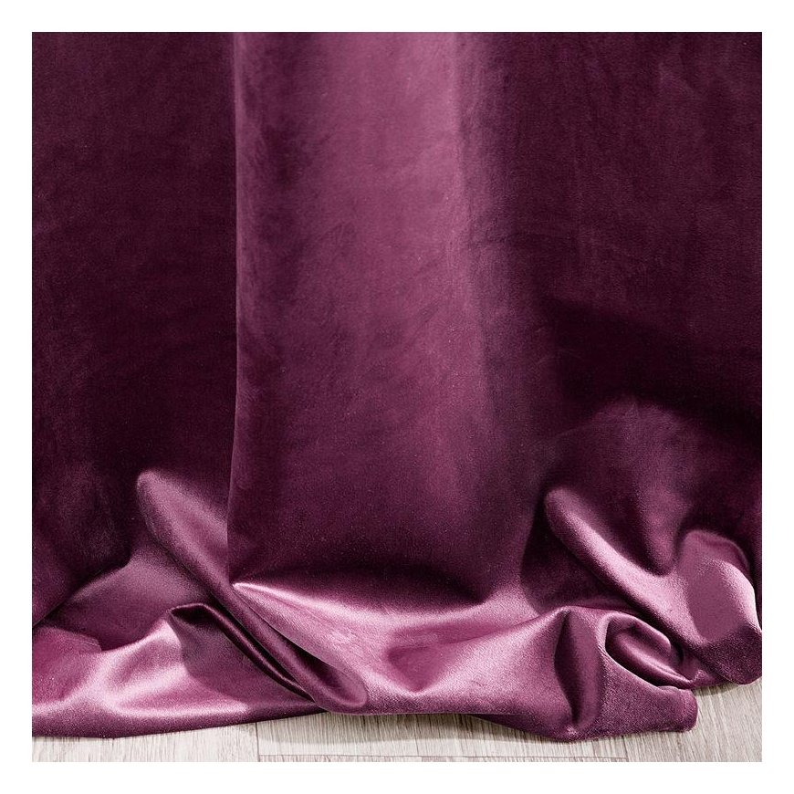 Eurofirany DIVA LINE RIA Soft velvet night curtain, 140X250 cm, loops / rings, color: purple – 5