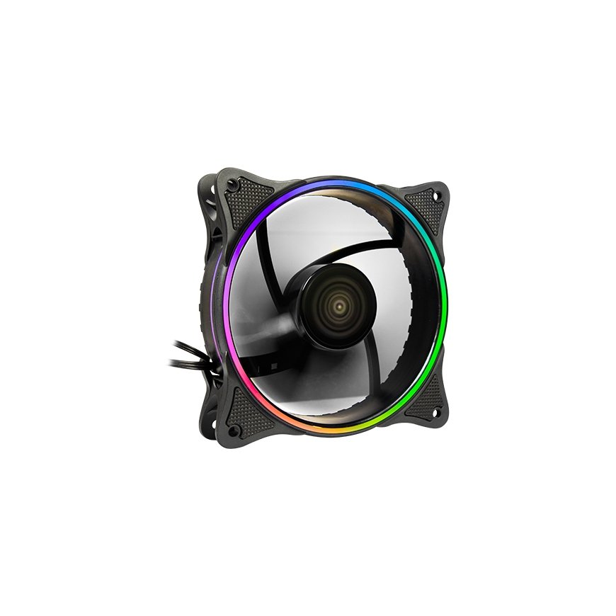 Inter-Tech 88885552 arvuti jahutussüsteem Arvuti korpus Ventilaator 12 cm Must