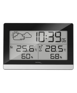 Technoline WS 9255 цифровая метеостанция Черный, Серебристый