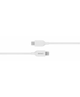 Deltaco IPLH-451 lightning cable 1 m White