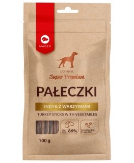 MACED kalkunipulgad juurviljadega - Maius koerale - 100g