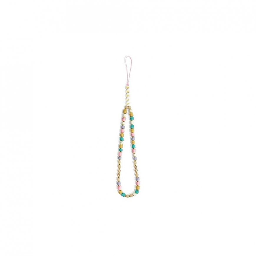 Guess Guess zawieska GUSTFLWP Phone Strap pink Heishi Beads – 4