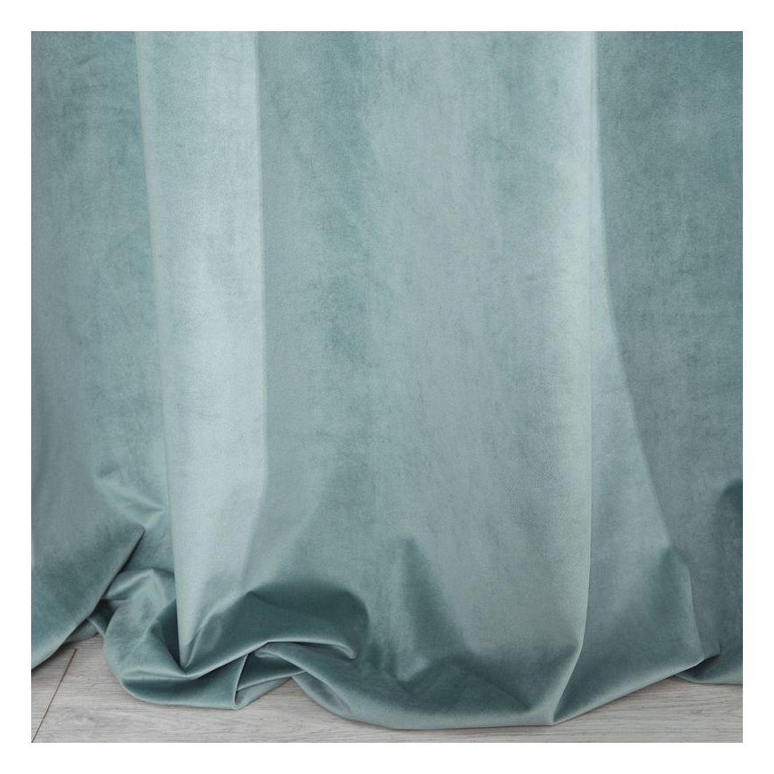 Night curtain made of soft velvet Eurofirany DIVA LINE RIA 140X270 cm, tape/tunnel/hooks, 300g/m2, color: blue – 5