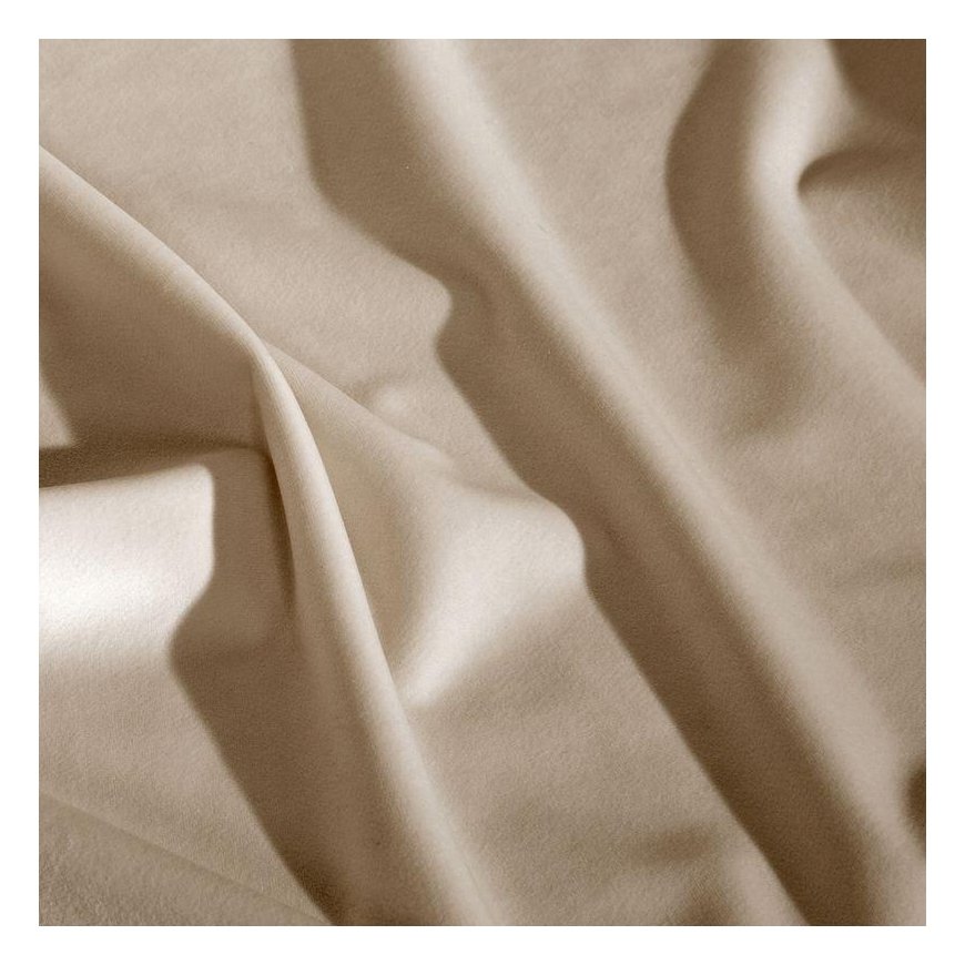 Eurofirany DIVA LINE RIA Minkšto aksomo naktinė užuolaida, 140X250 cm, kilpos / žiedai, spalva: smėlio – 4