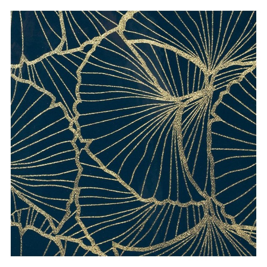 Eurofirany LIMITED COLLECTION MUSA3 Picture with gold print in gold frame, 53X53 cm, color: dark blue/gold – 2