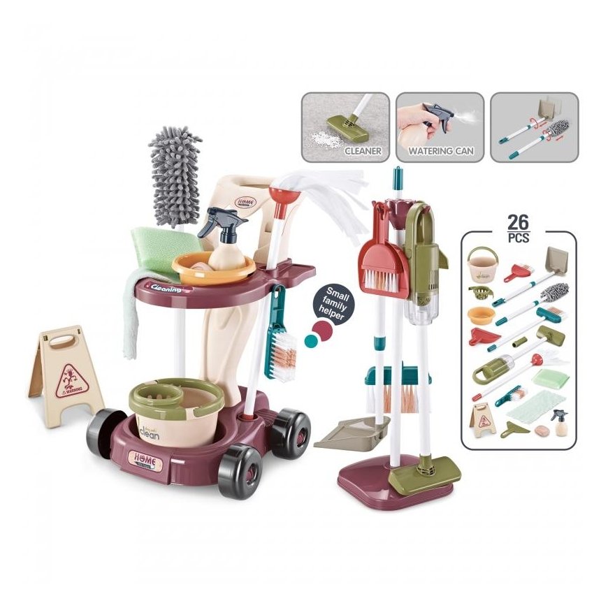 WOOPIE Set XXL Cleaning trolley 3in1 – 3