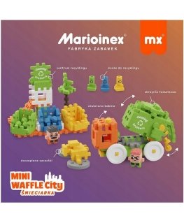 Marioinex Waffle mini pads - 148 element mixer