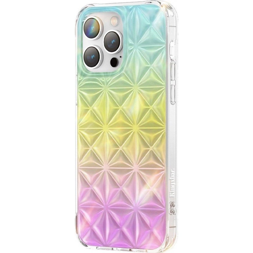 Kingxbar Miya Series Case For iPhone 14 Plus Back Cover Rainbow Back Cover – 2