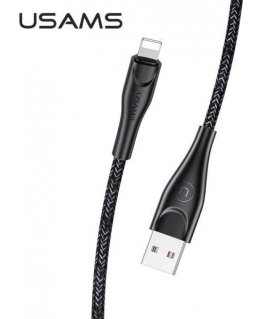Usams USB-A - lightning cable 1 m black (63788-uniw)
