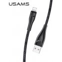 Usams USB-A - lightning cable 1 m black (63788-uniw) Usams USB-A - lightning cable 1 m black (63788-uniw)