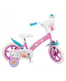 Children's bicycle 12" Peppa Pig pink 1195 Pink TOIMSA
