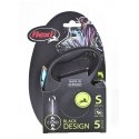 Flexi Black Design S leash for dogs up to 12 kg rope 5 m blue color Flexi Black Design S leash for dogs up to 12 kg rope 5 m blue color