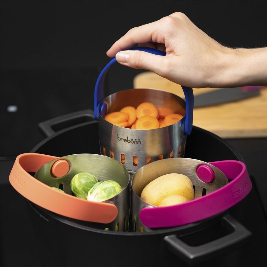 Cookin'Pod PRO steel baking basket - blue / Trebonn – 3