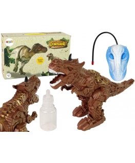 Lean Cars Remote-controlled dinosaur Steam Projector Brown
