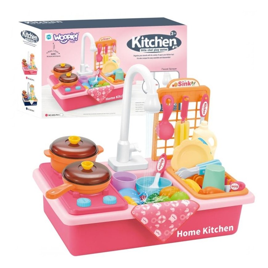 WOOPIE Sink 2in1 Stove for children Pink