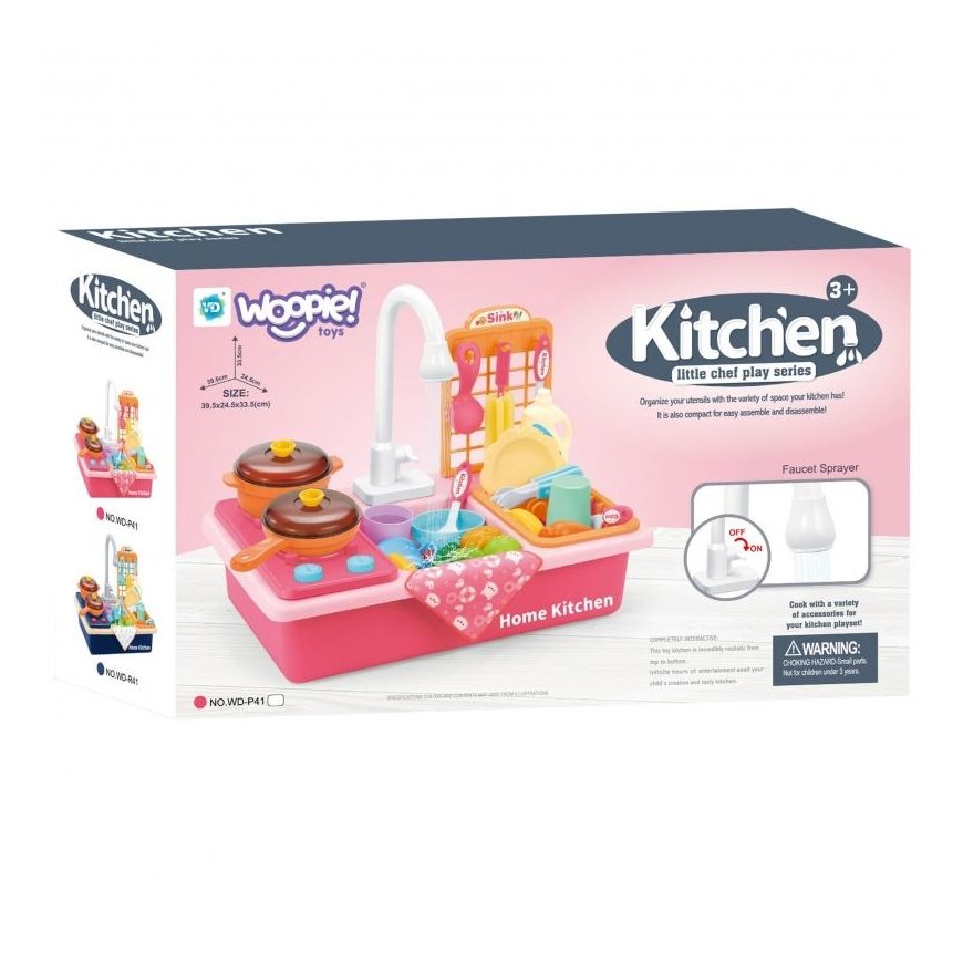 WOOPIE Sink 2in1 Stove for children Pink – 3