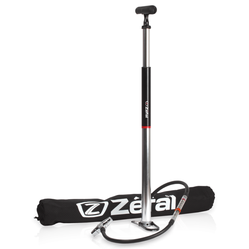 ZEFAL PROFIL TRAVEL floor double pump, silver/black – 4