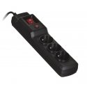 Activejet COMBO 3GN 1,5m jatkojohto 3 AC-pistorasia(a) Sisätila Musta Activejet COMBO 3GN 1,5m jatkojohto 3 AC-pistorasia(a) Sisätila Musta