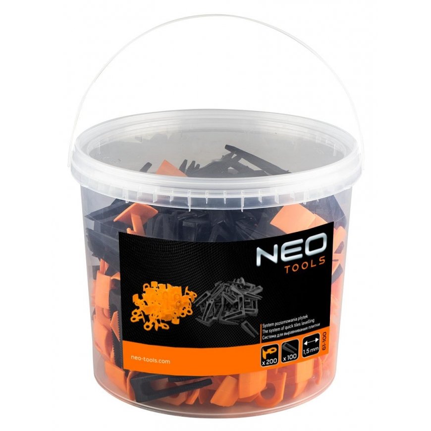 Neo Tile Leveling System (100 + 200 1.5mm Tile Leveling System) – 4