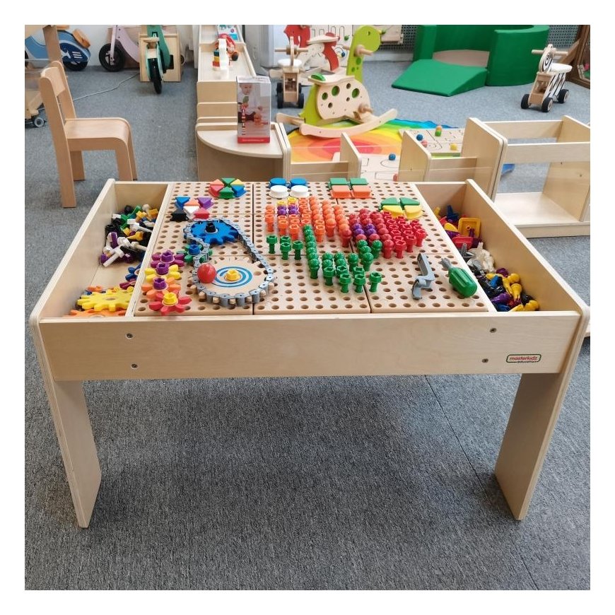 MASTERKIDZ wooden educational table + ACCESSORIES mast wall – 2