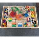 MASTERKIDZ medinis mokomasis stalas + PRIEDAI stiebo sienelė