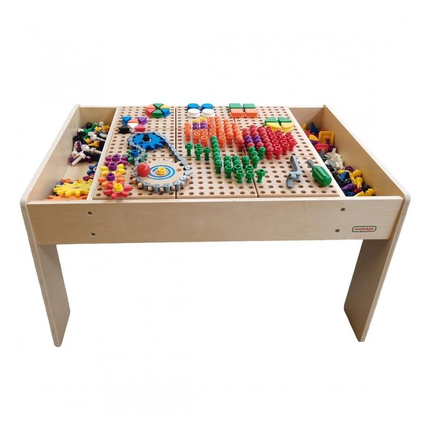 MASTERKIDZ medinis mokomasis stalas + PRIEDAI stiebo sienelė – 5