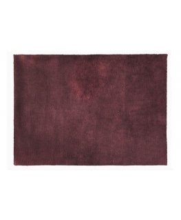 Eurofirany MARCELO Soft fur structure decorative rug, 60X90 cm, color: burgundy